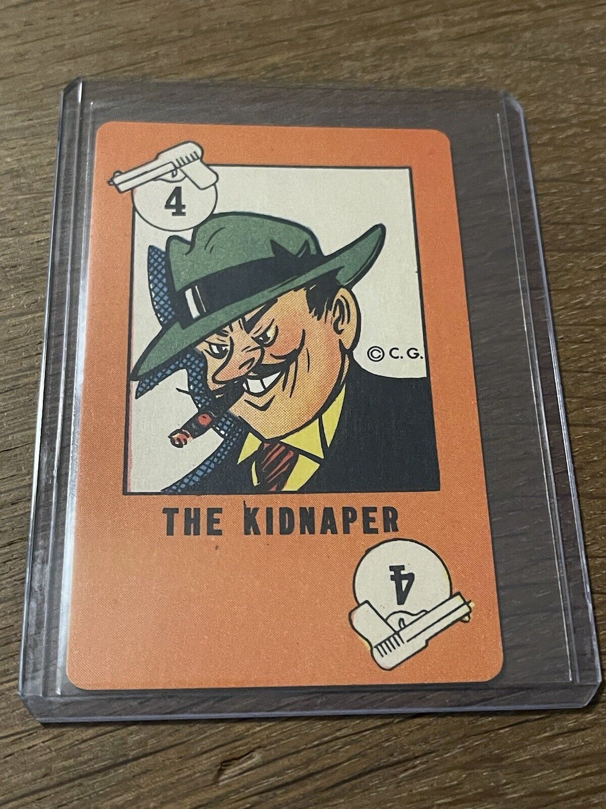 1941 WHITMAN DICK TRACY 🎥 PLAYING CARD GAME THE KIDNAPER PLAYING CARD RARE