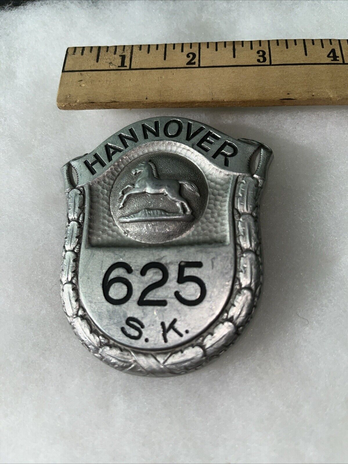 Vintage Antique German Hannover S.K. 625 Police Badge