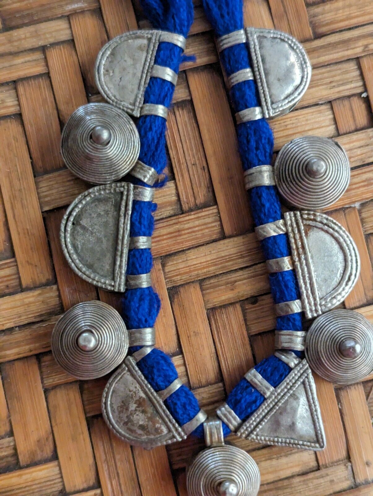 Ten Antique Ethiopian Silver Prayer Box  beads/pendants Africa 18th-19th Century