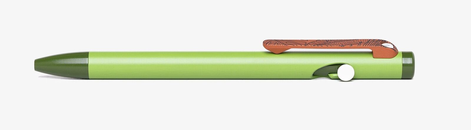 Tactile Turn Sprout Slim Bolt Action Pen Green Body Short 10-SB2-SEA-SPO