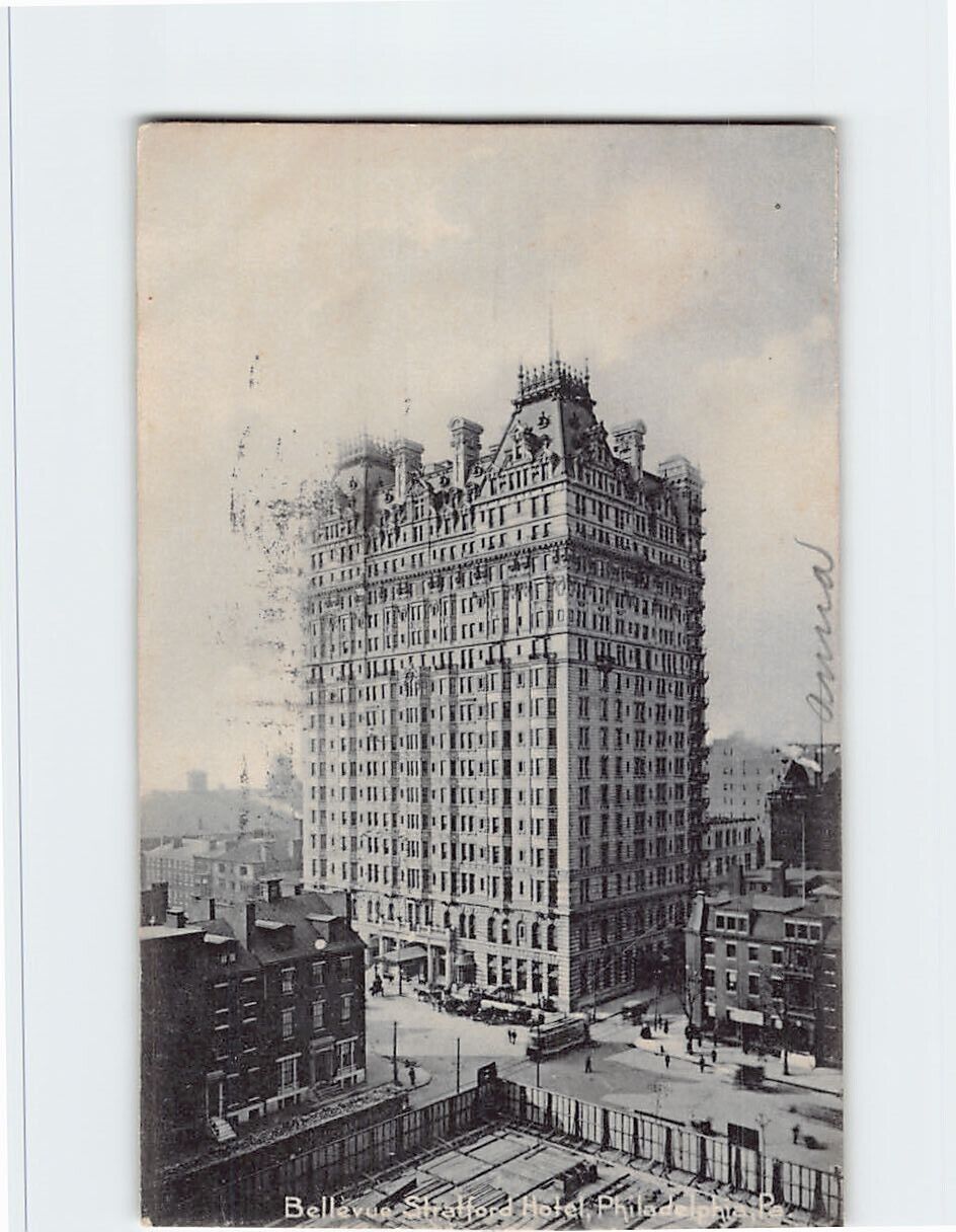 Postcard The Bellevue-Stratford Hotel Philadelphia Pennsylvania USA