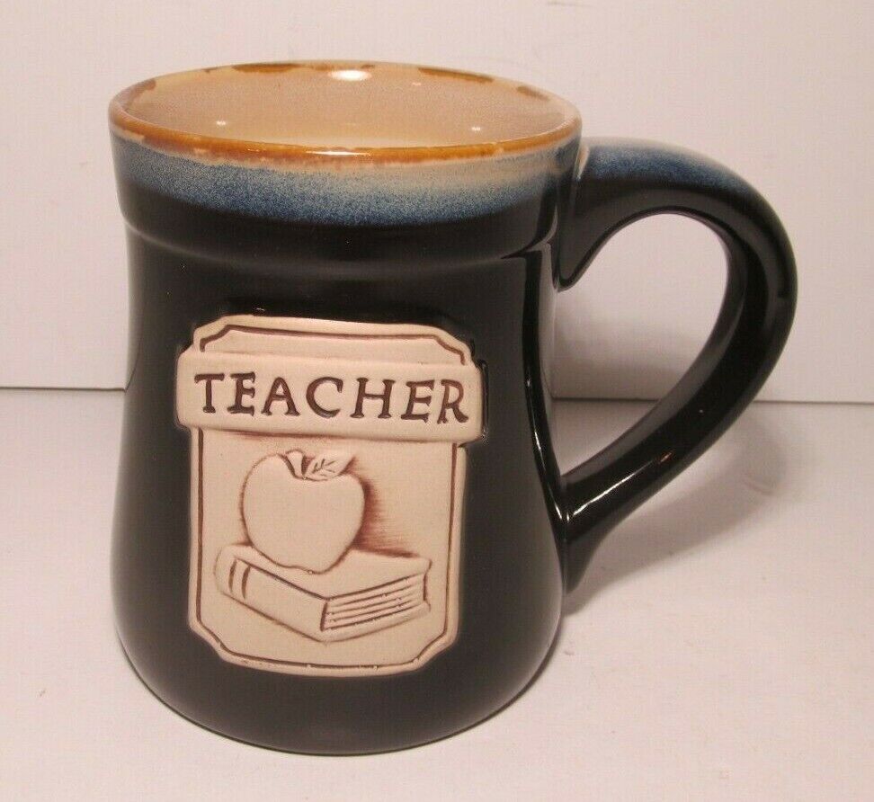 Teacher, Therapist, Role Model, All Above by Burton & Burton Apple Cup Mug