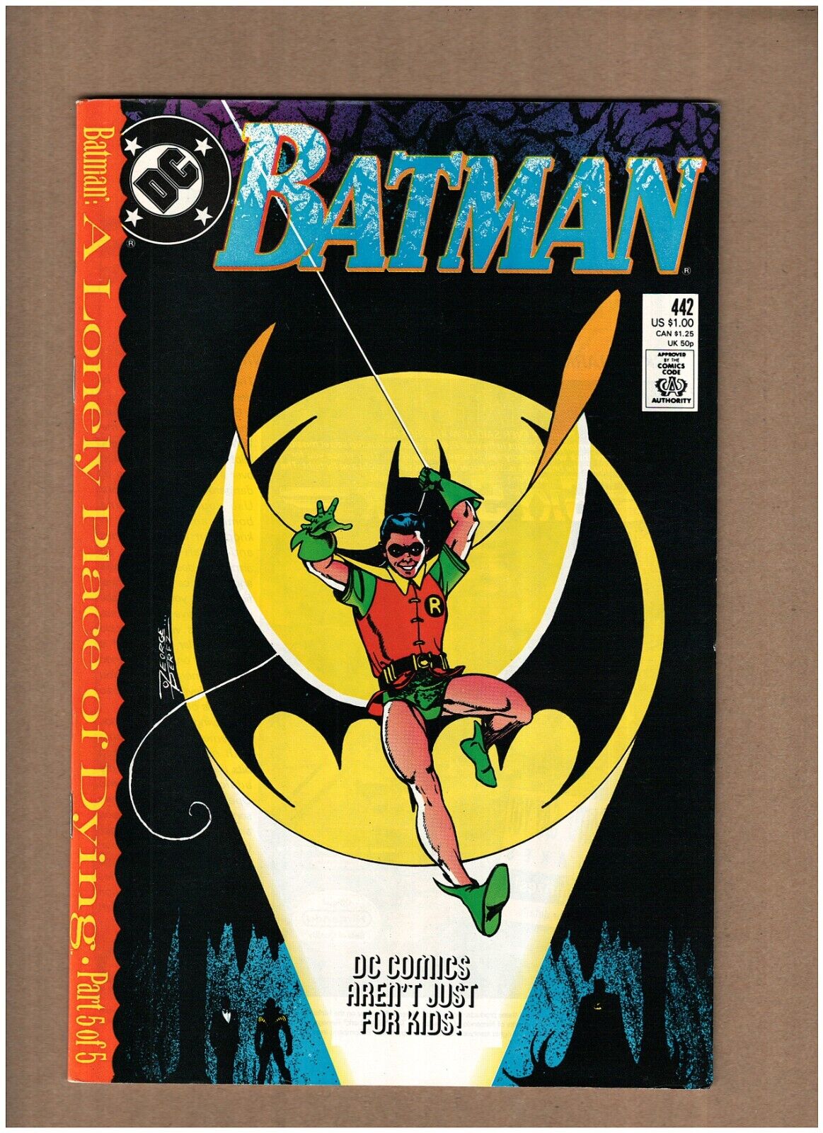 Batman #442 DC Comics 1989 Lonely Place Dying 1st Tim Drake as Robin VF+ 8.5
