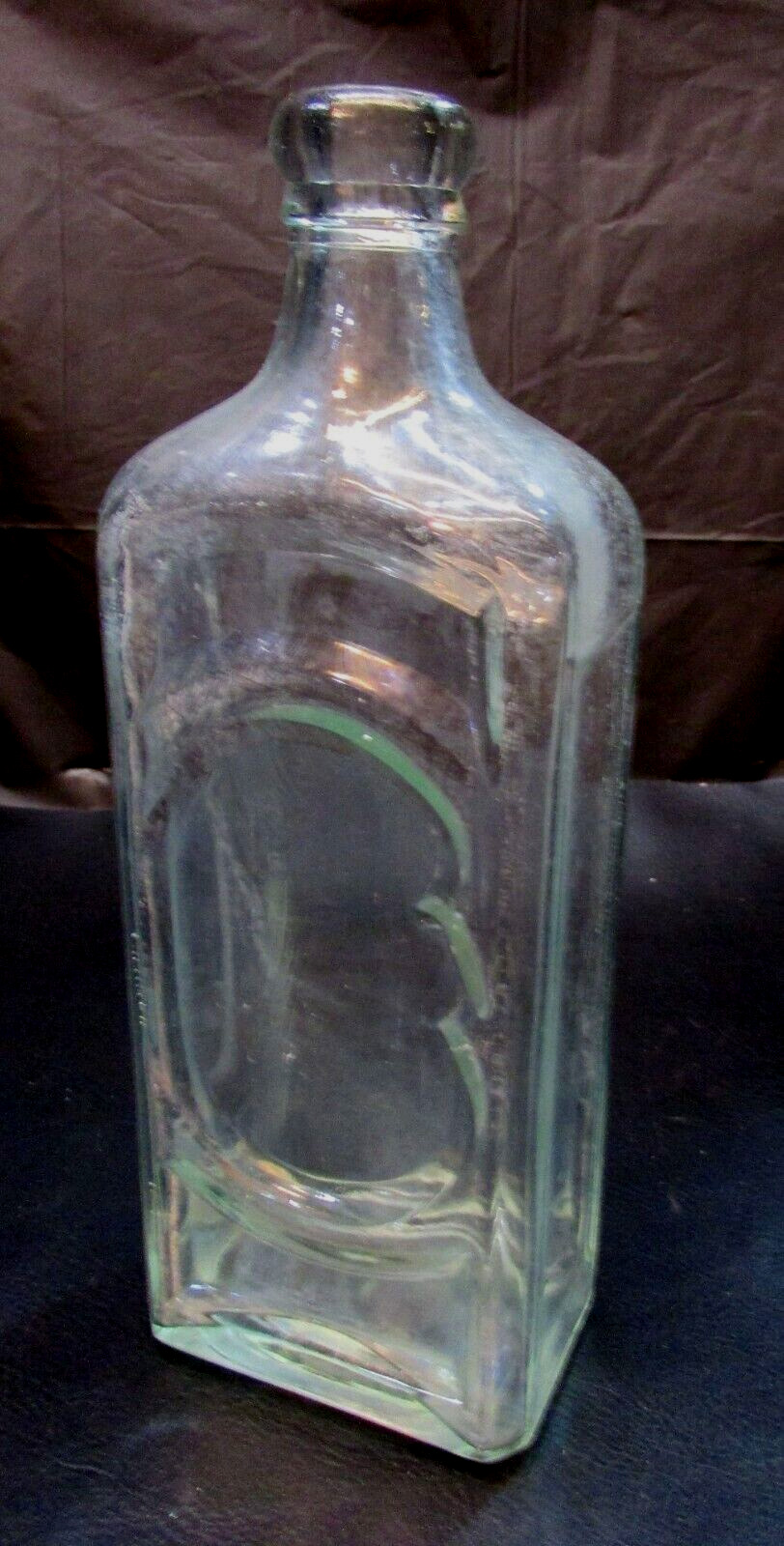 Old 1890's Antique Dr Kilmer's Swamp Root Antique Patent Medicine Green Bottle