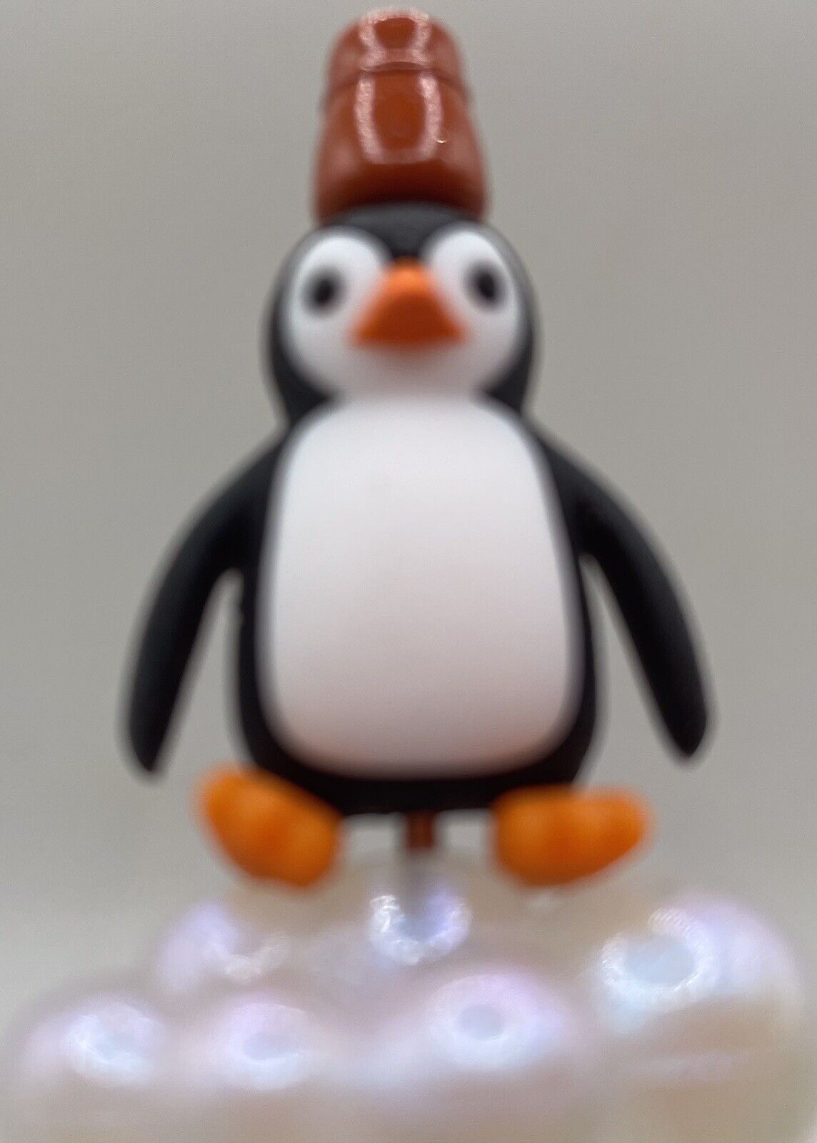 Beaded Ballpoint Pen…adorable Penguin On Ice