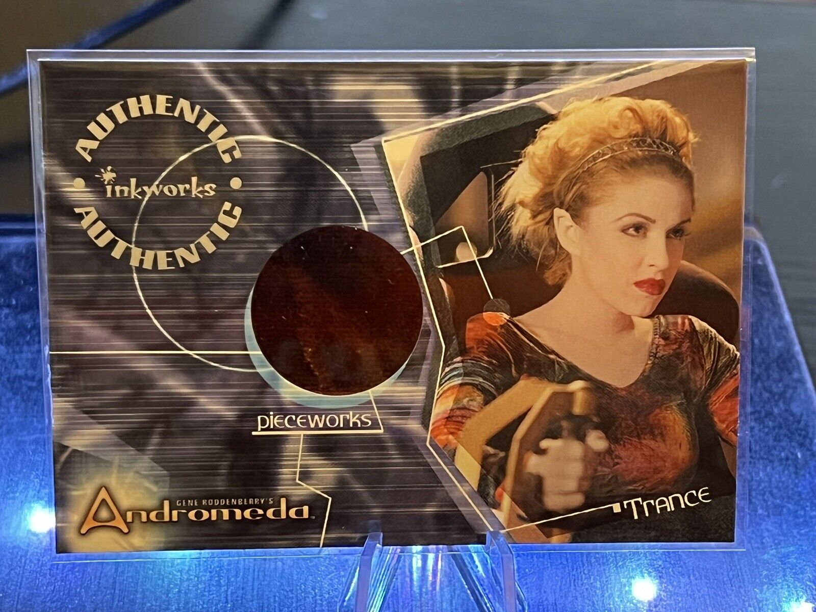Andromeda Season 1 Pieceworks Costume Card PW4 Laura Bertram as Trance Gemini