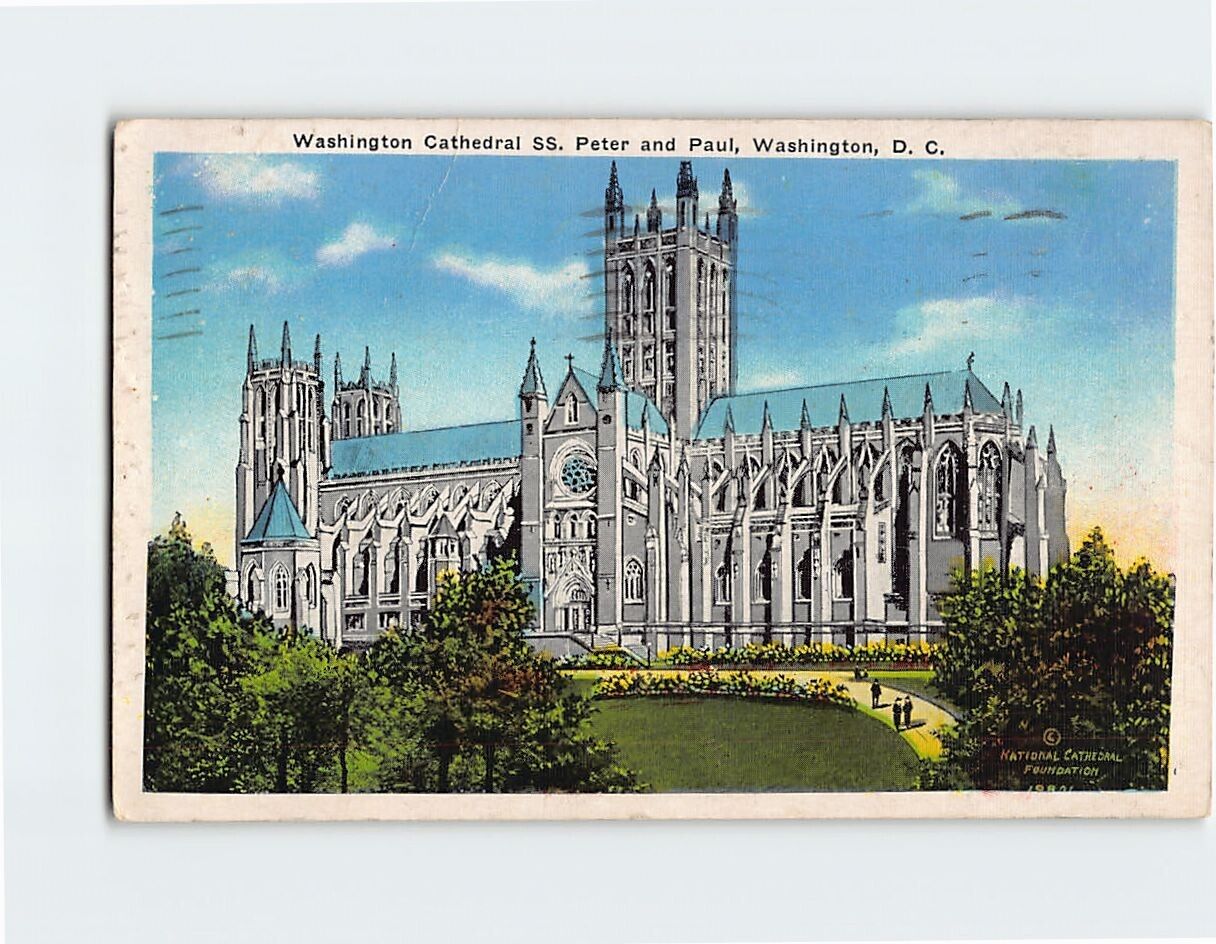 Postcard Washington Cathedral Saints Peter & Paul Washington DC