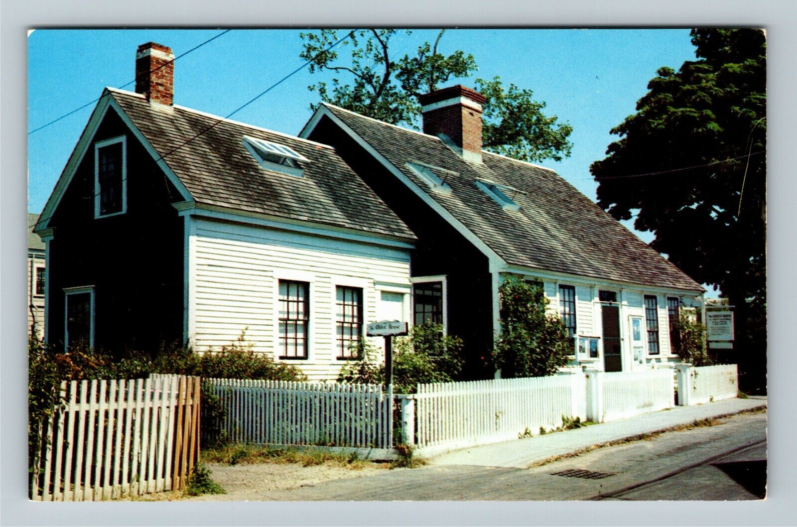 Provincetown MA-Massachusetts, Oldest House on Cape Cod, Vintage Postcard