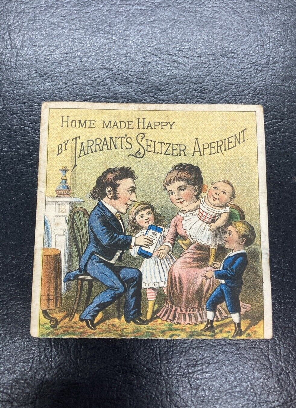 trade card TARRANT\'S SELTZER APERIENT, Damaged Cut As Is