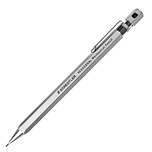STAEDTLER Hexagonal Mechanical Pencil 0.5mm Silky Silver 925 77-05S