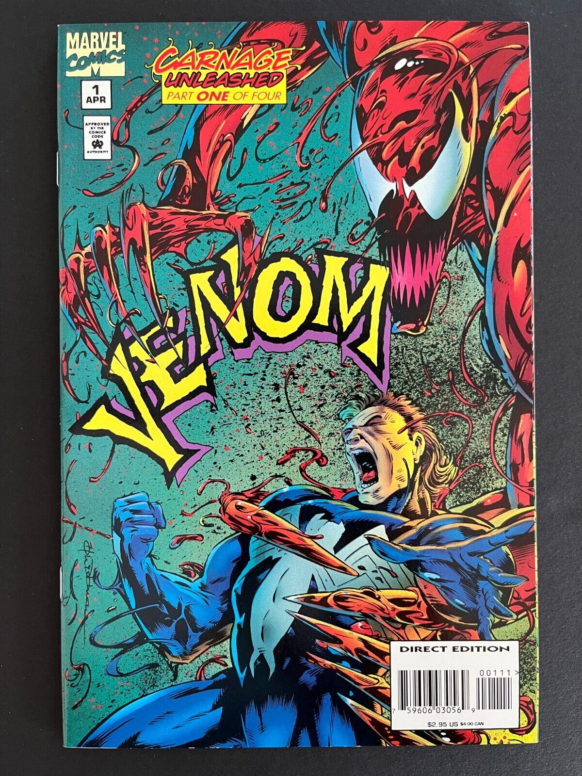Venom: Carnage Unleashed #1-#4 SINGLE ISSUES (Marvel, 1995) COMBINE SHIPPING