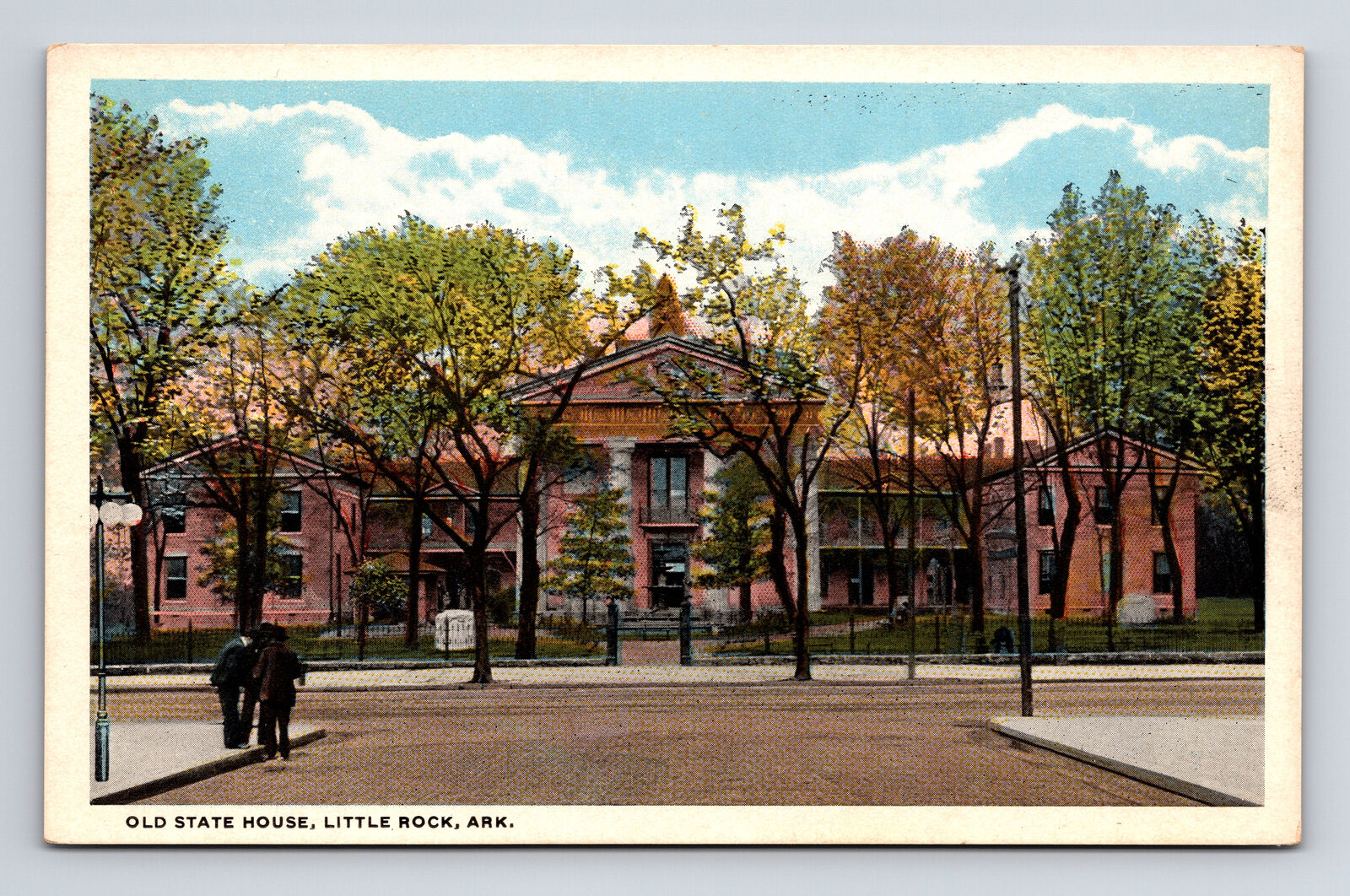 1913 Old State House Little Rock AR Arkansas Postcard