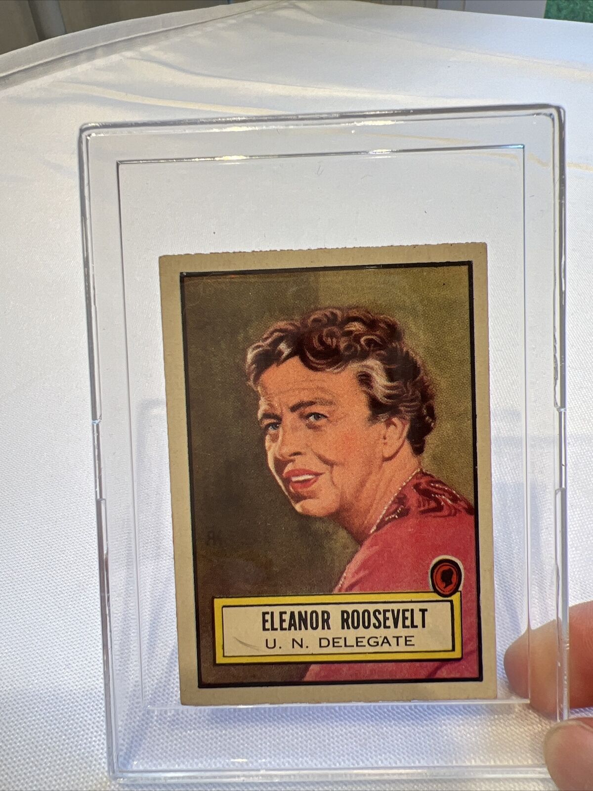 1952 Topps Look 'N See #43 Eleanor Roosevelt