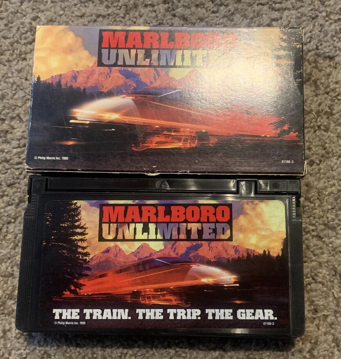 Vintage Marlboro Unlimited - The Train. The Trip. The Gear. vhs. 1995.