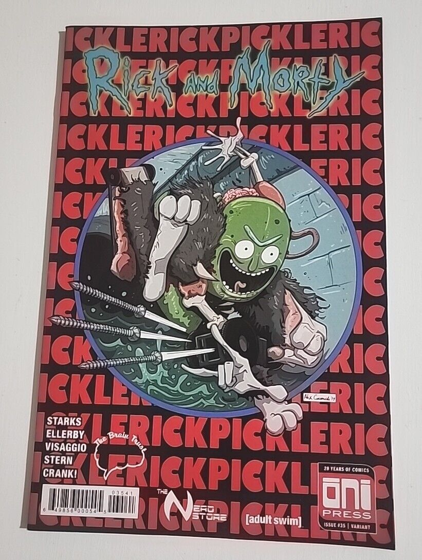 ONI Rick and Morty #35 Brain Trust Pickle First Printing NM #03541