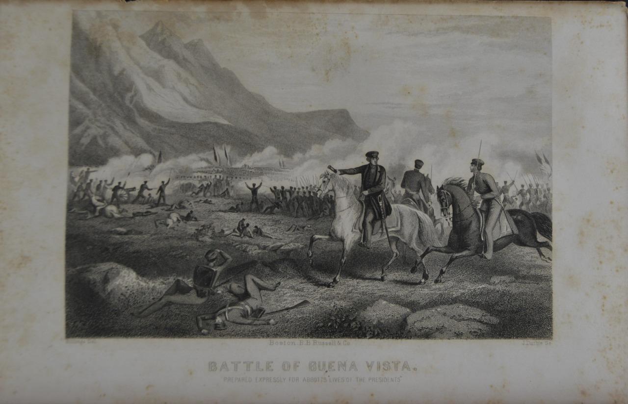 Mexican American War Battle of Buena Vista Original Engraving 1858 History