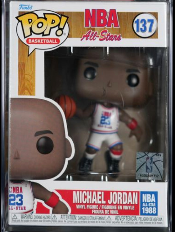 2021 Michael Jordan Basketball 137 Funko POP 1988 All-Stars RC *Dislodged*
