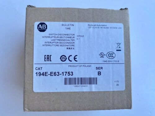 1pcs New AB isolating switch 194E-E63-1753 in box