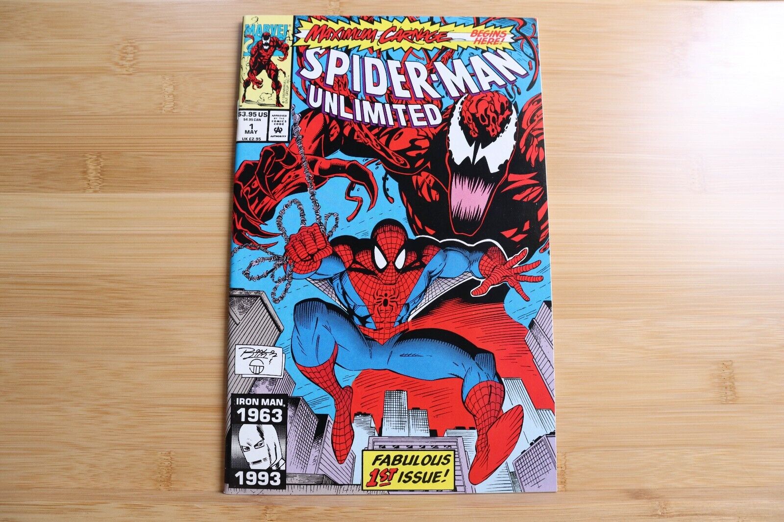 Spder-Man Unlimited #1 Maximum Carnage Marvel Comics VF/NM - 1993