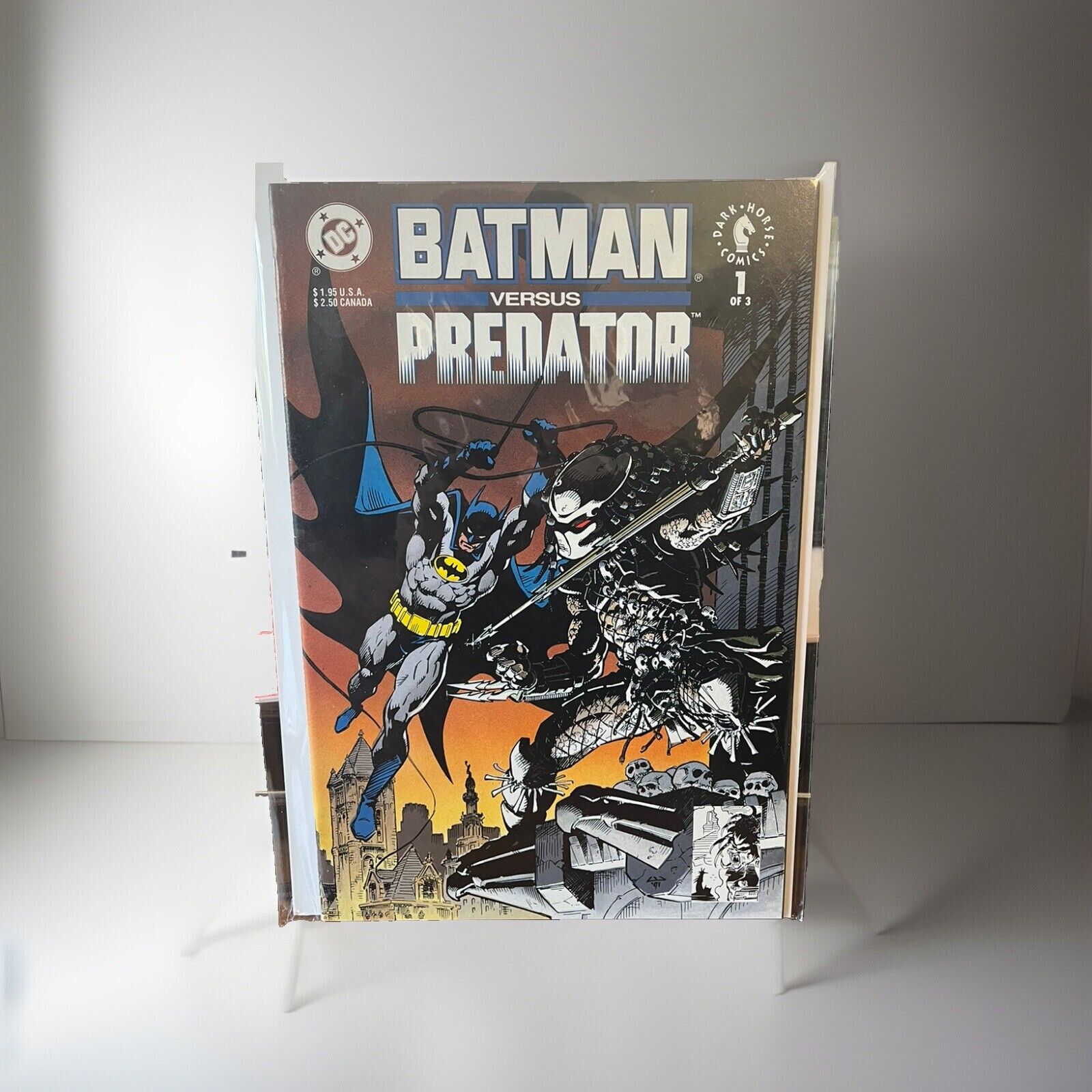 DC Dark Horse Comics Batman Vs Predator #1 Key Issue Copper Age Rare Very Htf