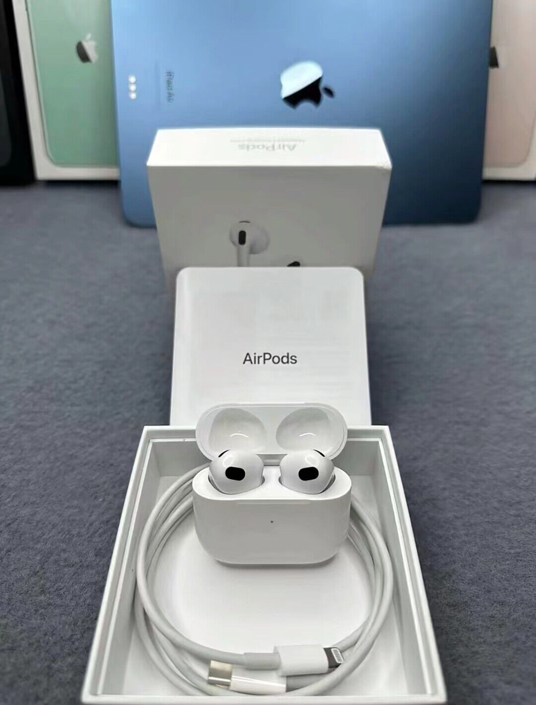 Apple Airpods 3rd Generation Bluetooth Earbuds Earphone Headset Charging Case