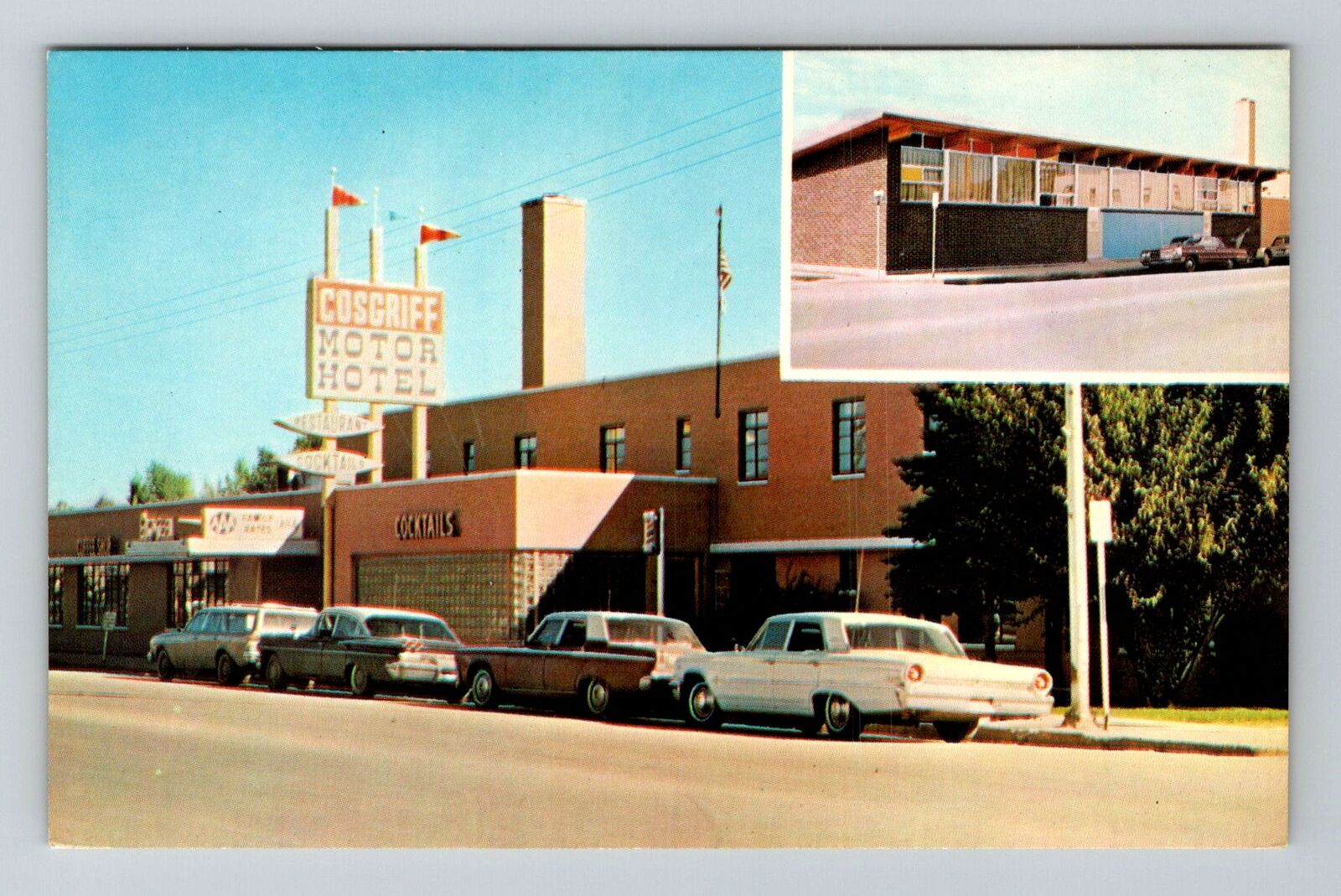 Craig CO-Colorado, Cosgriff Motor Hotel, Advertisement, Vintage Postcard