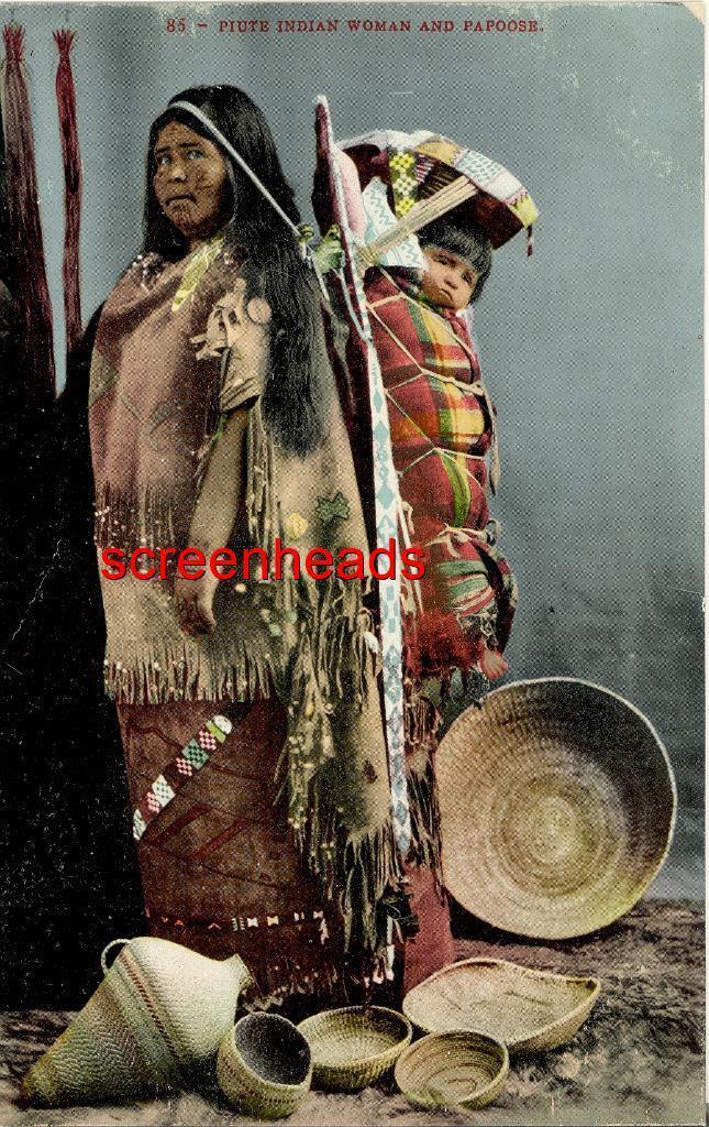 C1907-15 Native American Indian Postcard 
