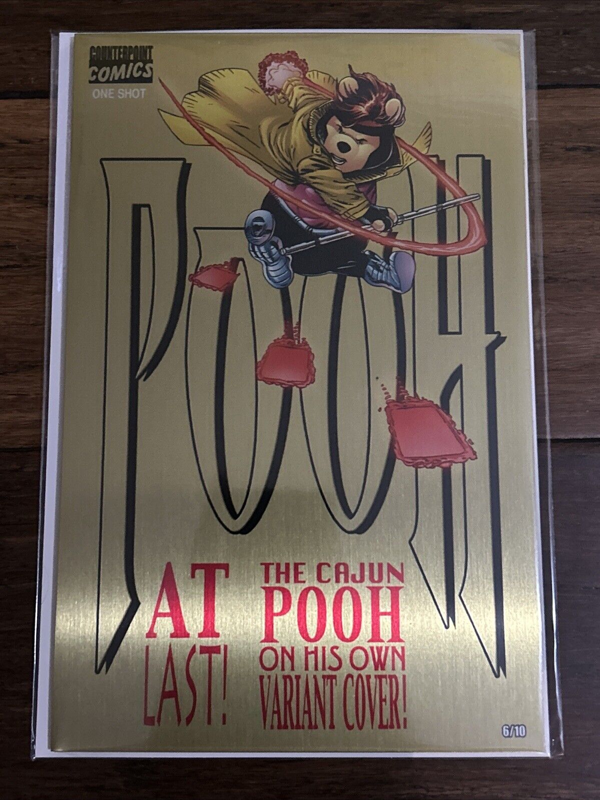 Do You Pooh Gambit #1 Homage | Dallas Fan Expo 2024 | (Gold) METAL LTD 10