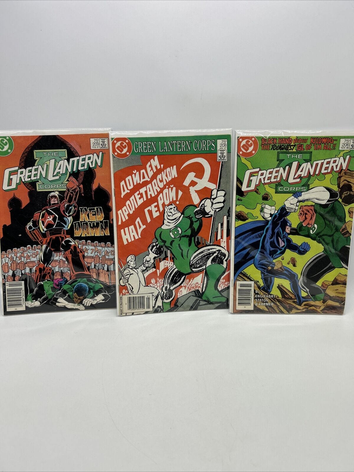 DC Comics The Green Lantern Corps Vintage 1980s Lot Of 3 Comic Books 