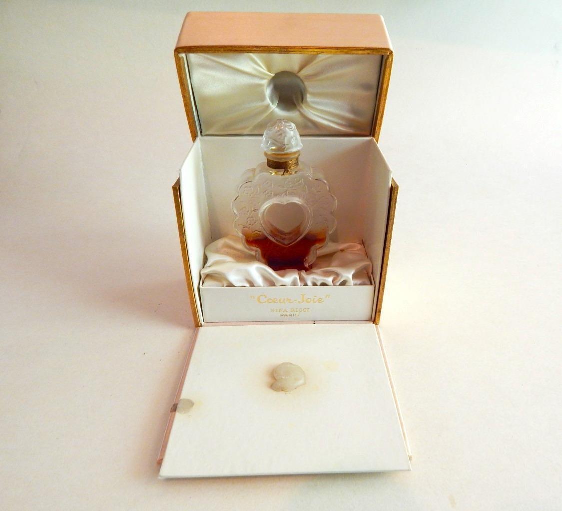 Vintage Nina Ricci “Coeur Joie” Perfume Bottle w Box 1/2 Fl Oz
