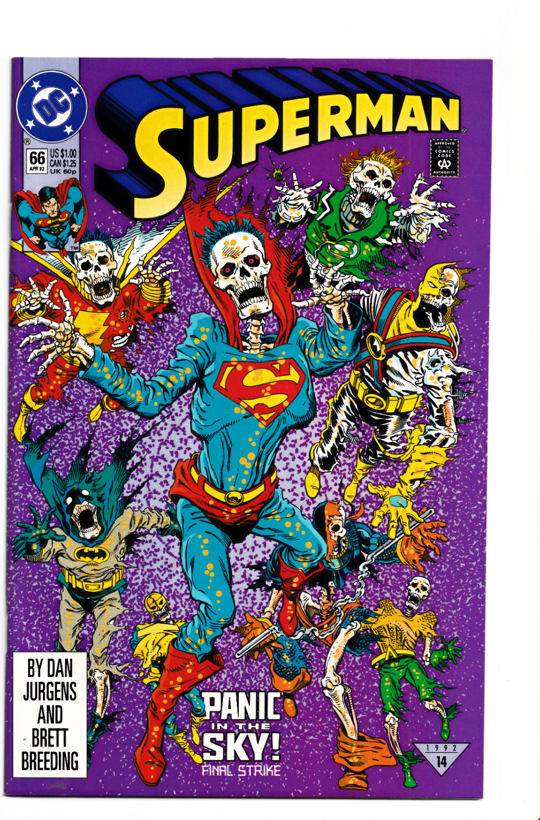Superman #66 1992 DC Comics