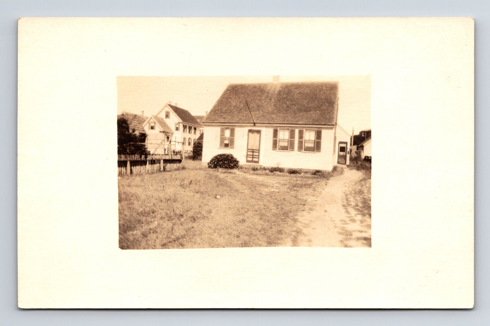 RPPC Small One Story Home Postcard