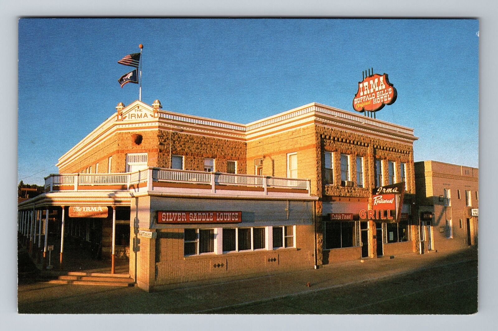 Cody WY-Wyoming, Irma Hotel, Advertisement, Vintage Postcard