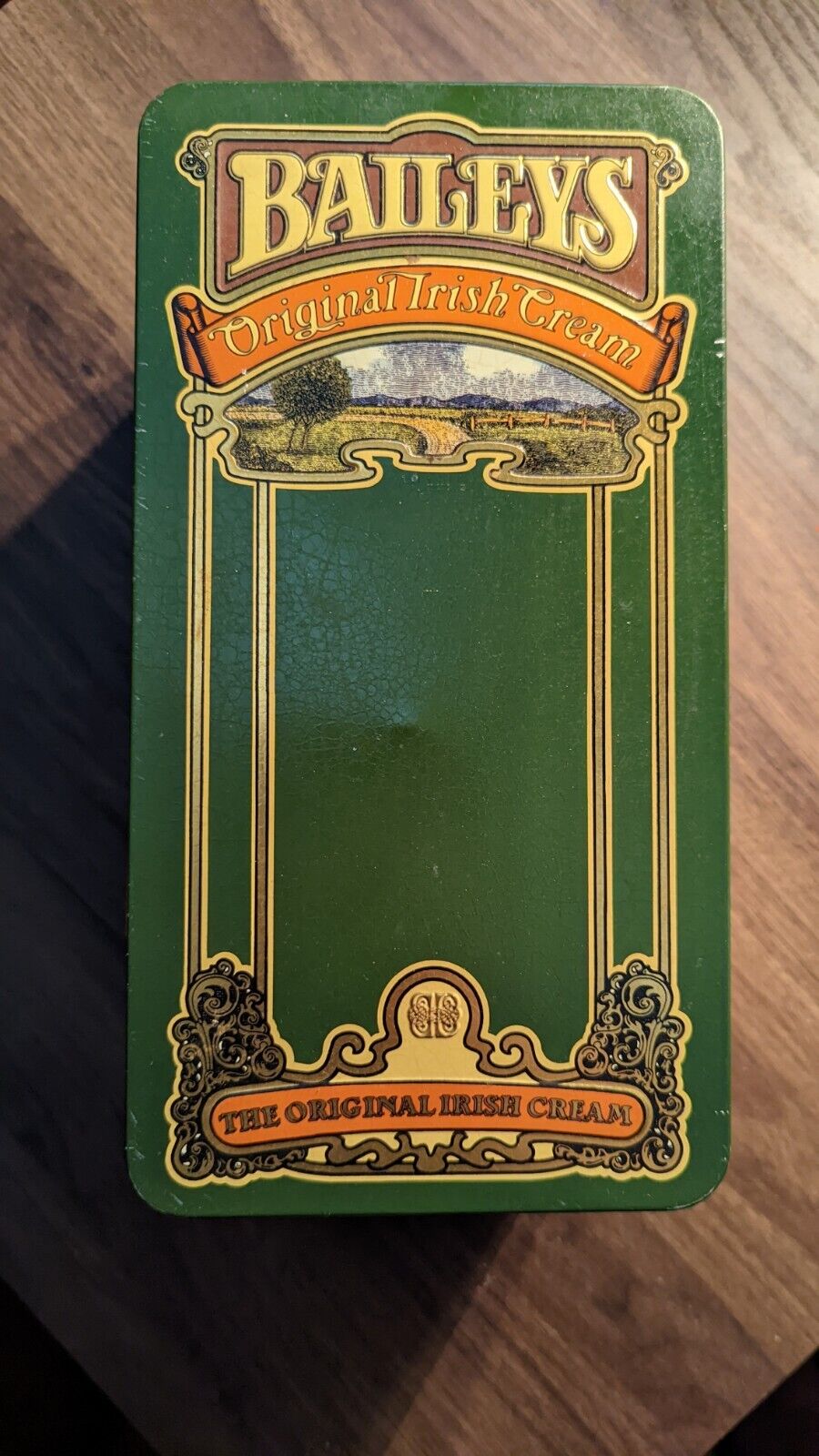 Vintage Baileys Original Irish Cream Liquor EMPTY Hinged Decorative Tin