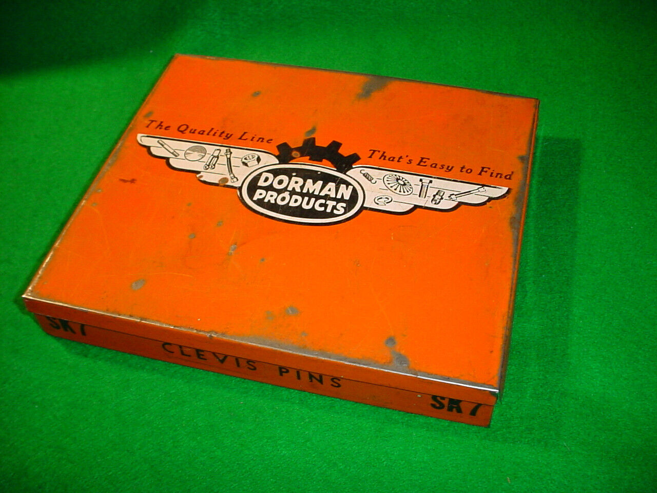 Vintage Dorman Products Tin Box, Clevis Pins