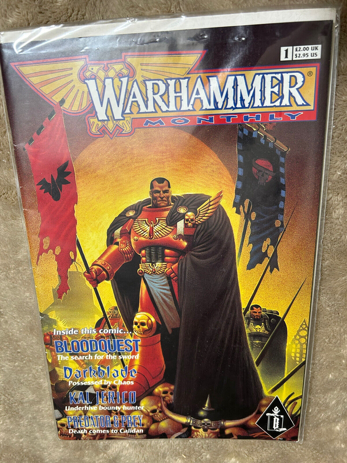 Warhammer Monthly #1 VF MALUS DARKBLADE CAPTAIN LEONATOS 1998 Games Workshop