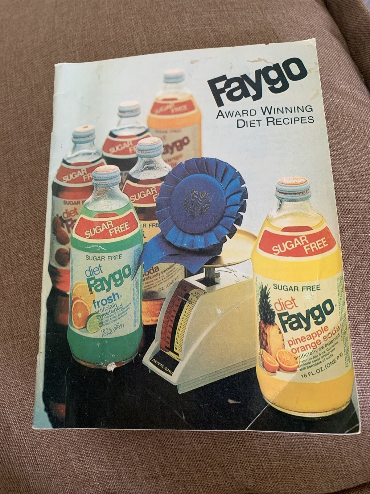 Faygo Award Winning Diet Recipes Cookbook let Soda Pop