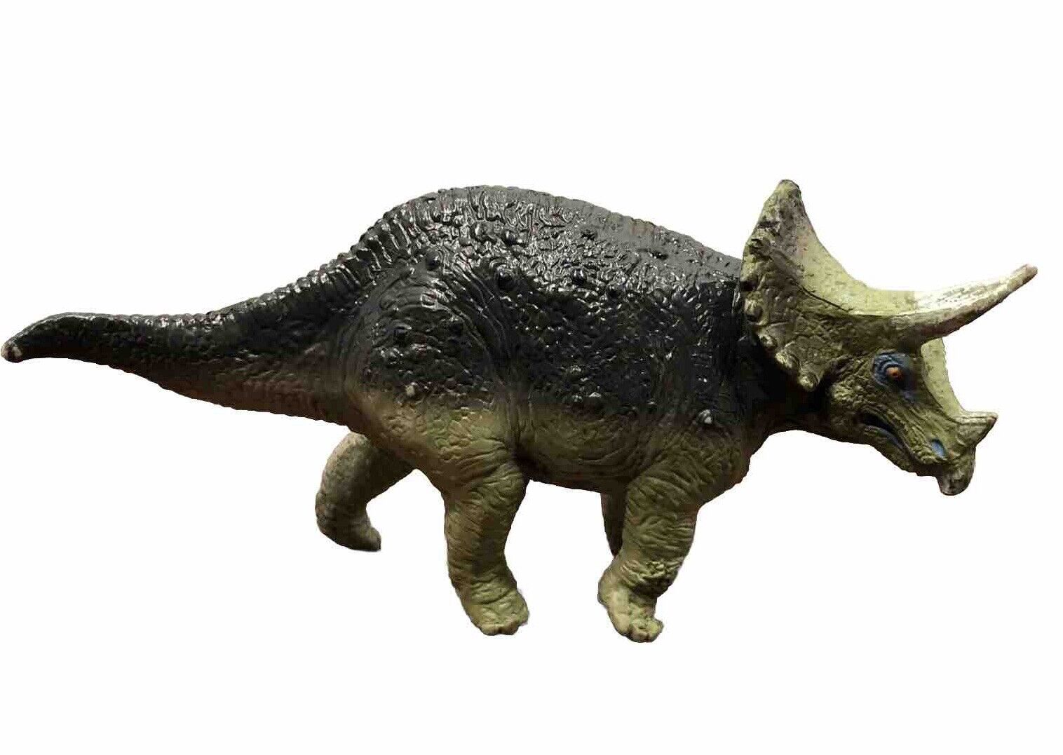 Vintage 1988 Safari Ltd Carnegie Collection Triceratops 7\