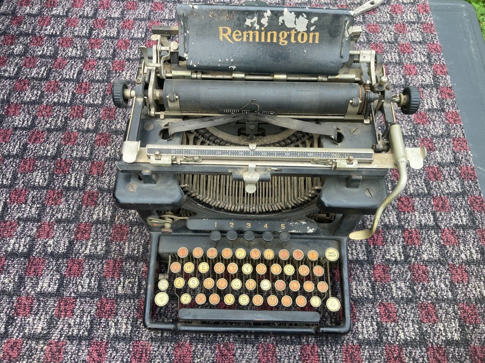ANTIQUE Remington Standard No. 10 Typewriter Ilion NY  ?