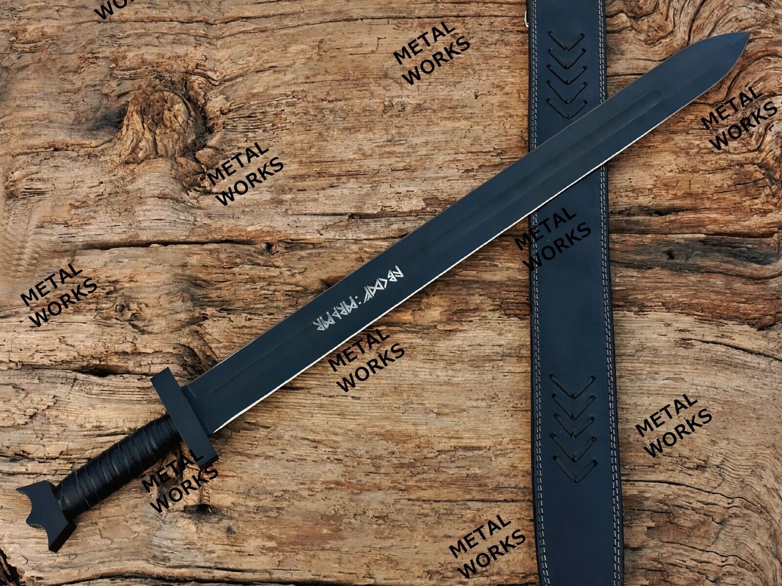 Handmade Viking Sword with Sheath, Medieval Functional Sword