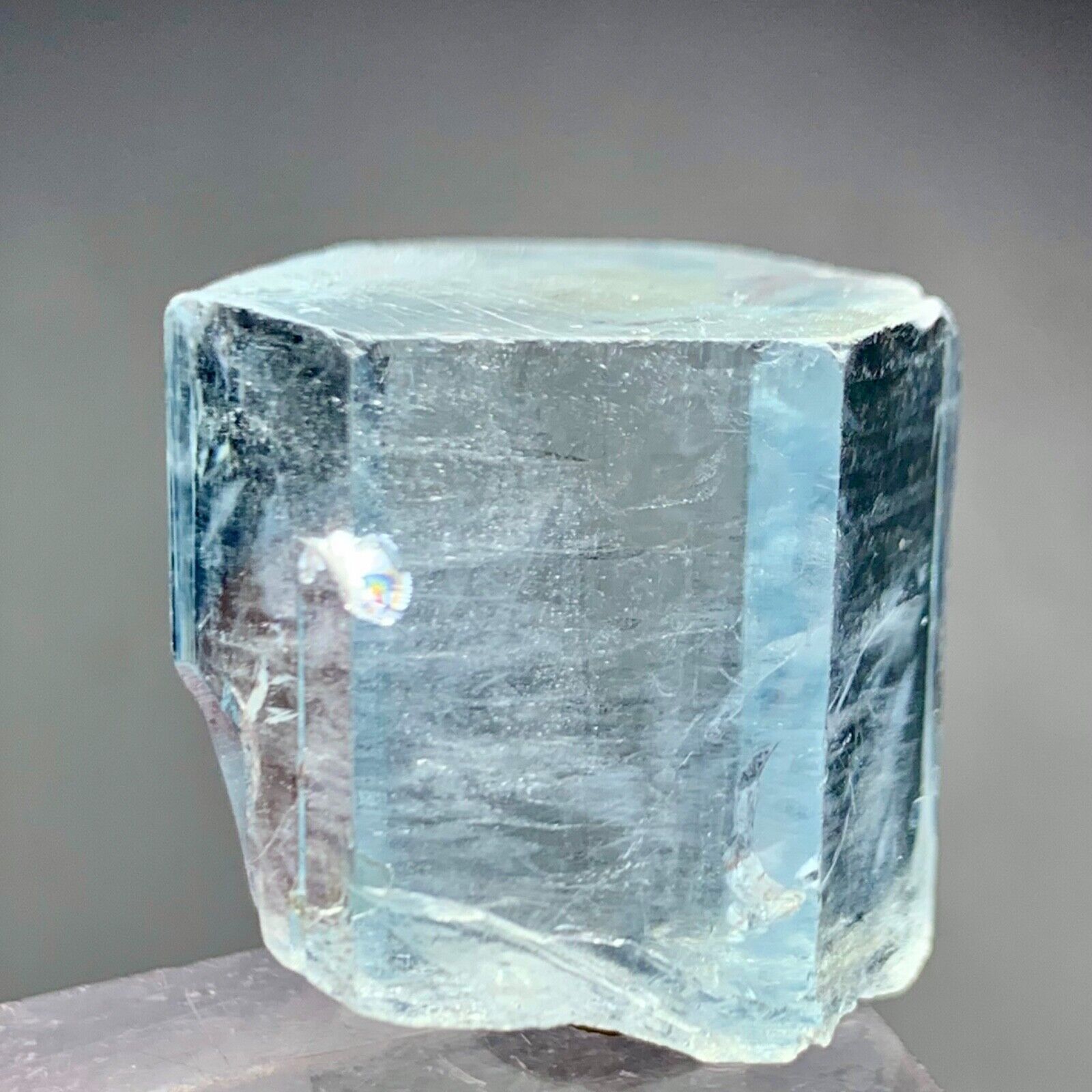 98 Cts Beautiful Quality Terminated Aquamarine Crystal From SkarduPakistan