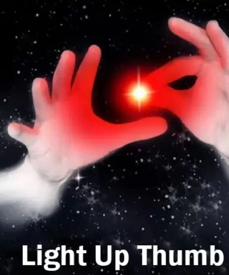 Magic Trick Thumb Tips Light-up Finger Glow Tricks Magicians Illusion Prop T7