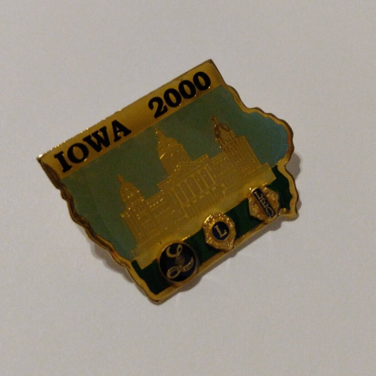 Iowa State Capitol 2000 Souvenir Lapel Pin