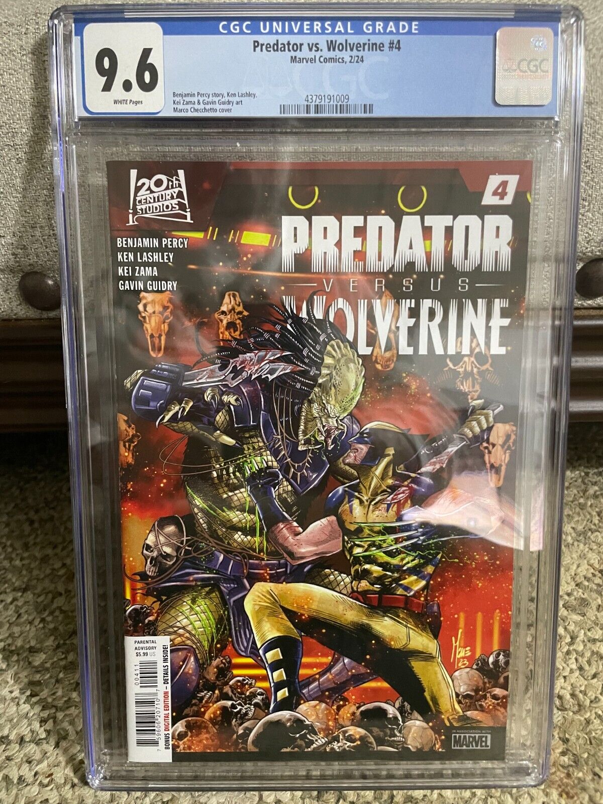 Predator vs Wolverine #4 CGC Grade 9.6