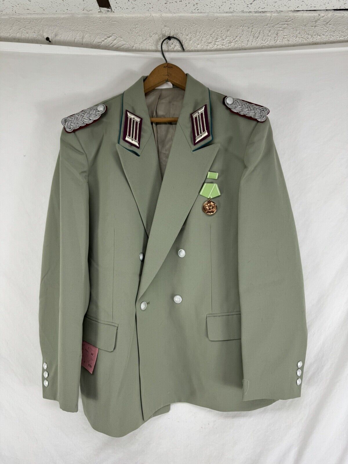 Vintage East German Army Officers Parade Dress Jacket Size SK-52-0 New With Tag