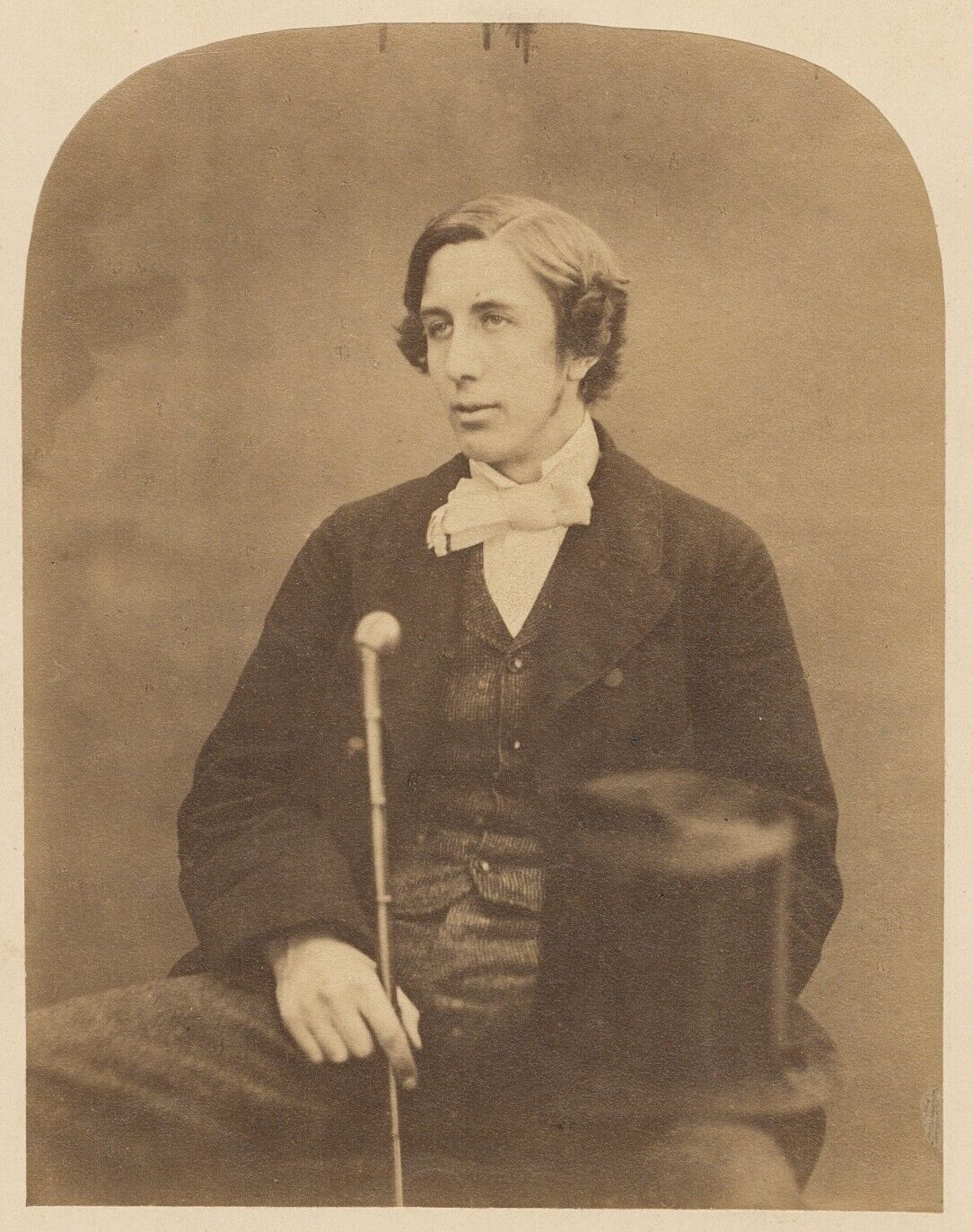 c. 1870's Oscar Wilde(?) Unpublished Albumen Photograph