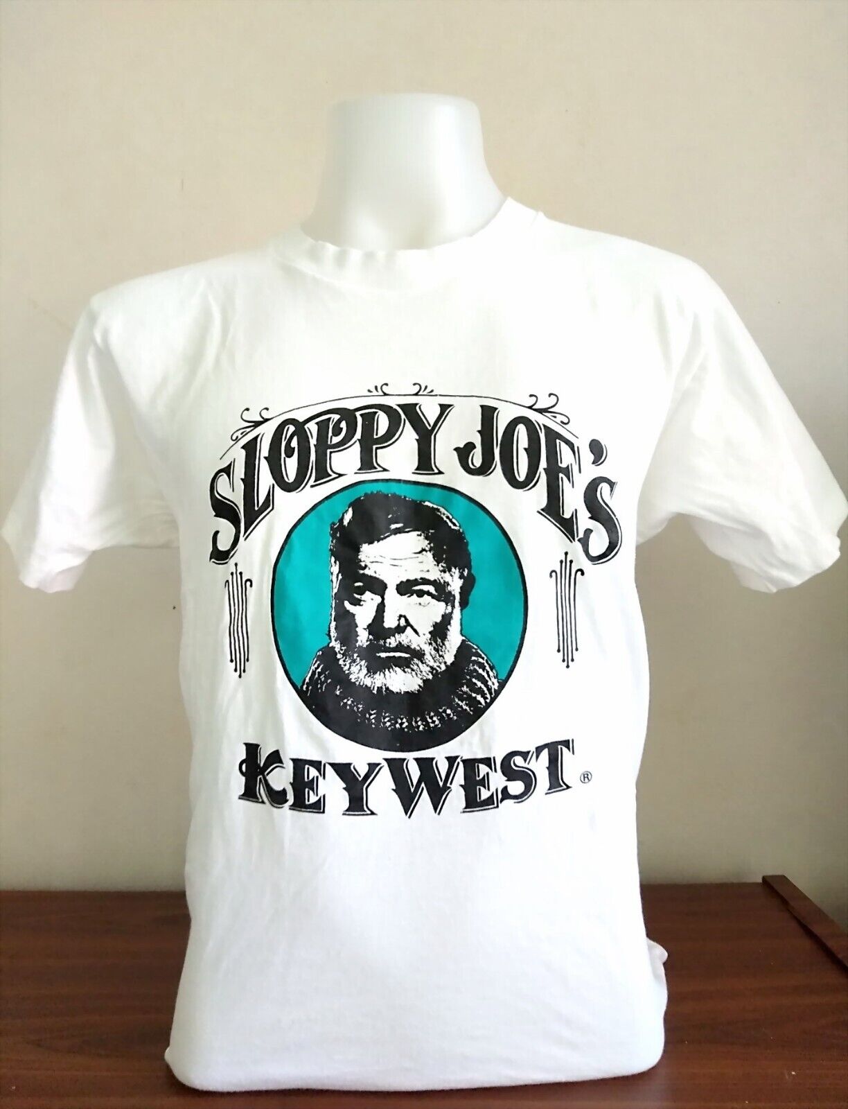 Vintage SLOPPY JOE'S KEY WEST Ernest Hemingway T-Shirt