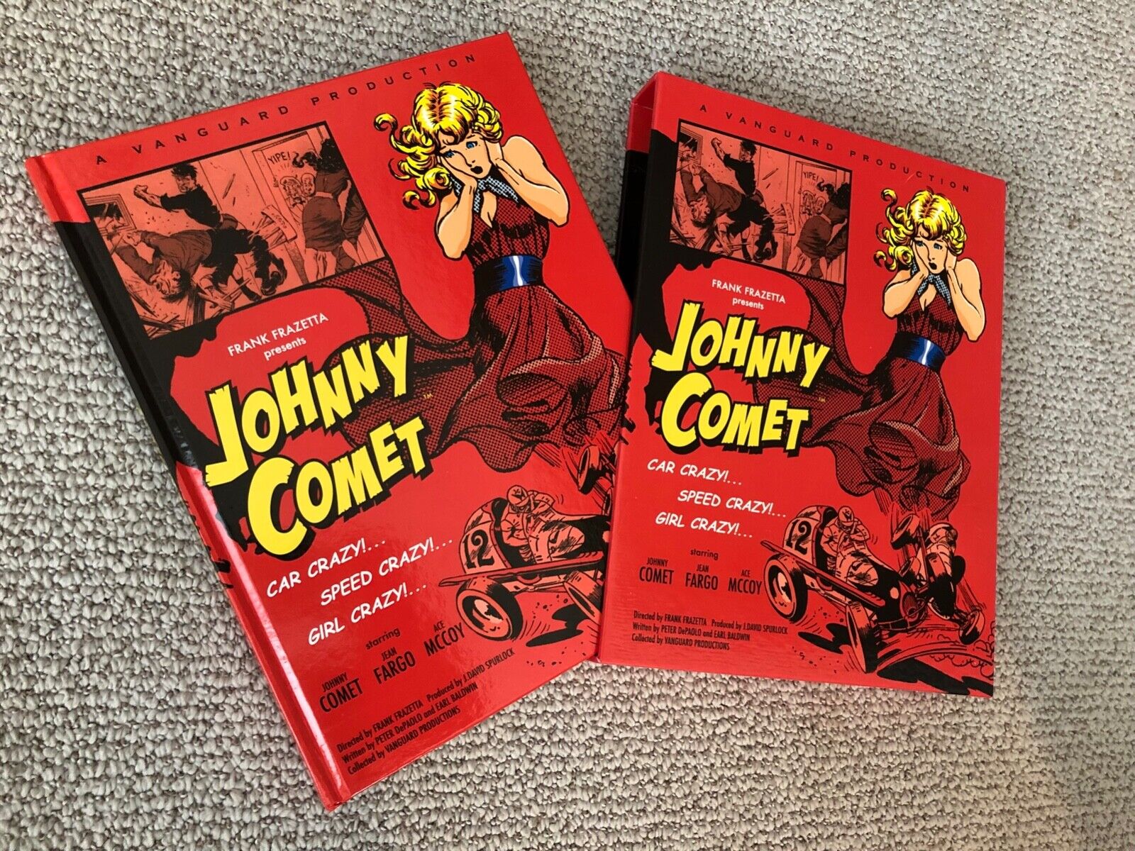 Complete Johnny Comet by Frank Frazetta Vanguard Deluxe hardcover with Slipcase