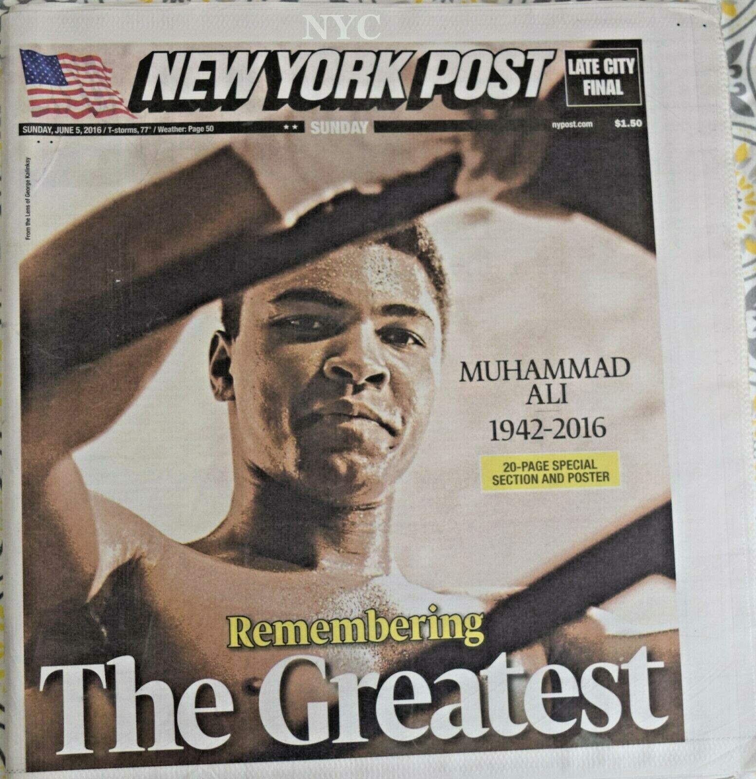 Muhammad Ali Remembering The Greatest New York Post June 5 2016 🔥