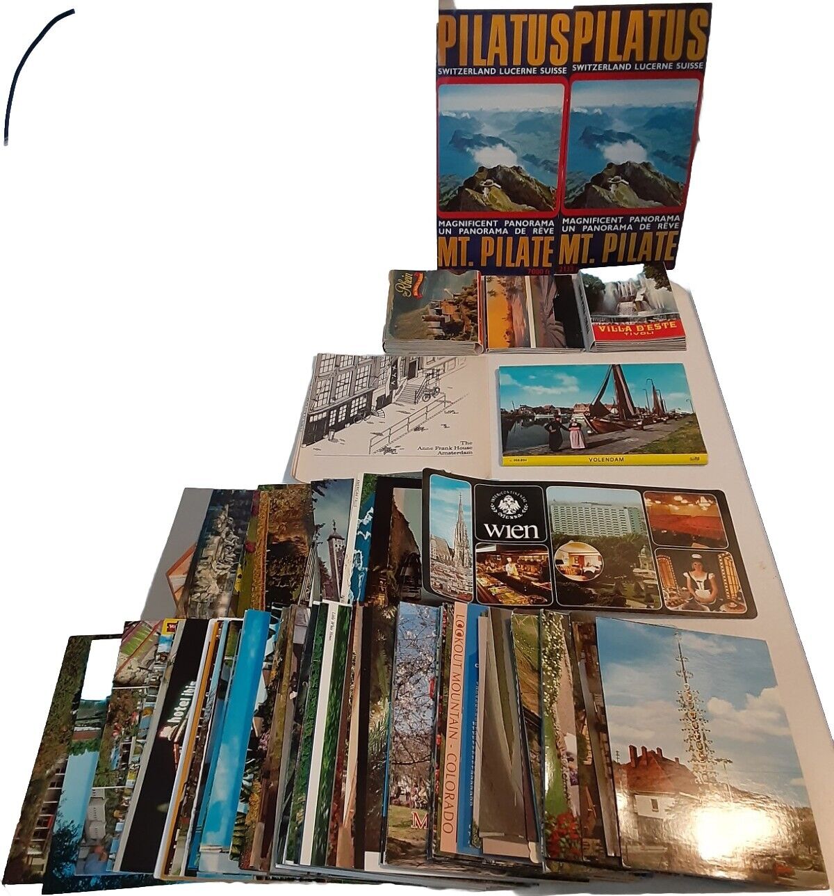 Postcards Lot of 134 US States National Parks Italy London Europe Austria  Mixed